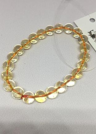 Цитрин красивый браслет с цитрином браслет цитрин индия