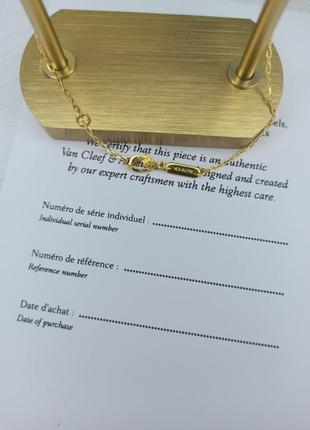 Підвіска конюшина кліф van cleef зелений малахіт в золоті топ