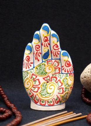 Подставка "ладошка" белая №1