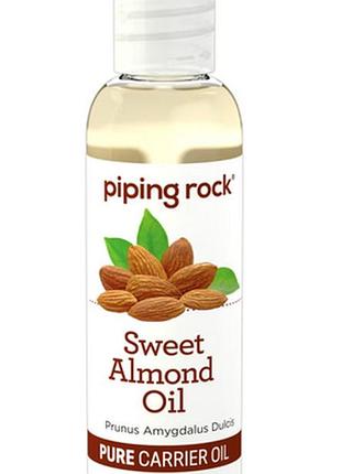 Олія солодкого мигдалю, sweet almond oil від piping rock, 118мл