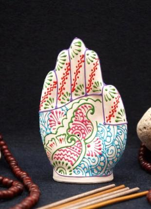 Подставка "ладошка" белая №2