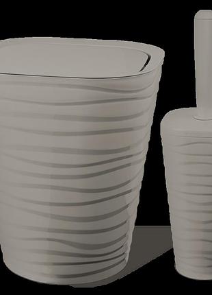 Набор для ванной комнаты planet welle 2 предмета латте