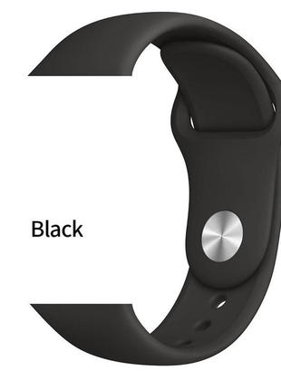 Силіконовий спортивний ремінець для apple watch 38 мм ремінець на зап'ясті серія iwatch