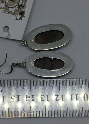 Джеспилит серьги овальные с джеспилитом в серебре индия6 фото