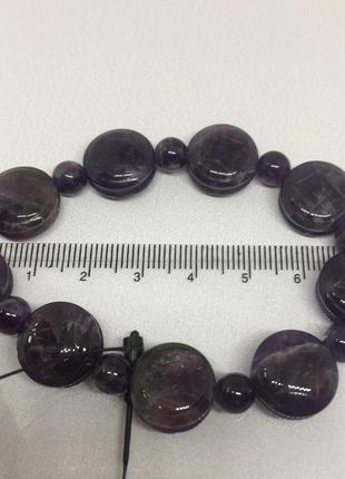 Аметист браслет с камнем аметист браслет с аметистом на резинке индия