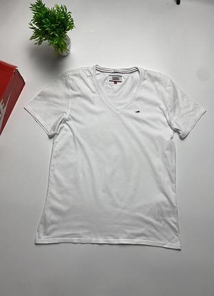 Женская футболка синя tommy hilfiger
