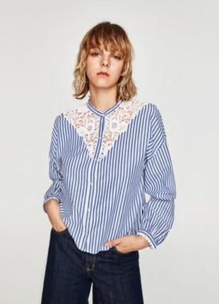 Шикарная рубашка  zara