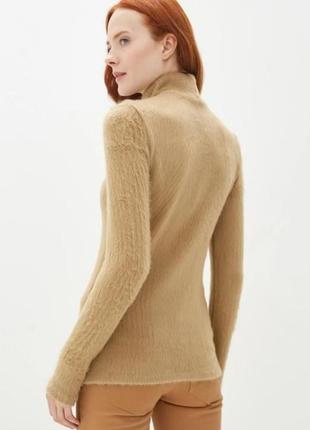 Светр під горло мєх штучний benetton 3