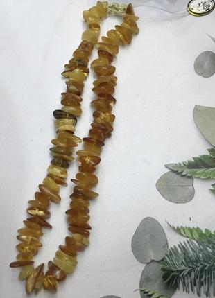 Бурштин натуральний намисто з бурштину бурштинові намиста кольє україна 47 см4 фото