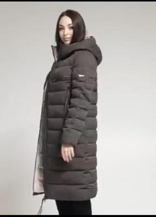 Продам новый пуховик, зимняя куртка, пальто, одеяло чёрное с подкладом цвета горчицы2 фото