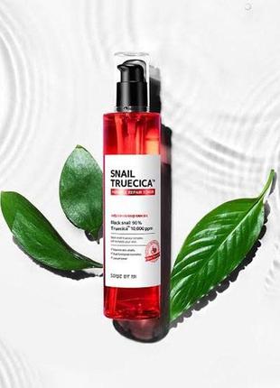 Восстанавливающий тонер с муцином черной улитки some by mi snail truecica miracle repair toner 135 мл10 фото