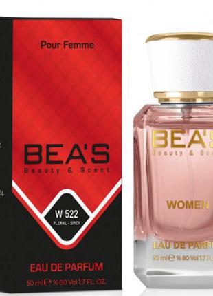 Жіноча парфумована вода bea's w522, 50 мл fon cosmetic