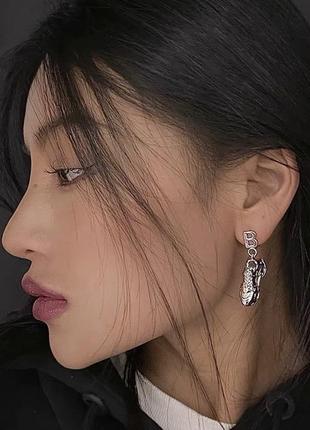 Серьги в стиле balenciaga 6