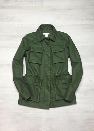 Фірмова зелена мілітарі тактична куртка жакет h&m2 фото