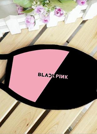 Маска захисна на обличчя блекпінк blackpink косплей 17х11 см (ms130)