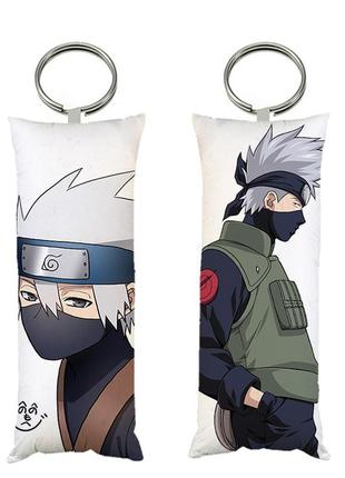 Брелок мини-дакимакура аниме хатаке какаши наруто 4*10 см (br0206)