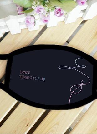 Маска защитная на лицо bts бтс love yourself 12х17 см (ms207)