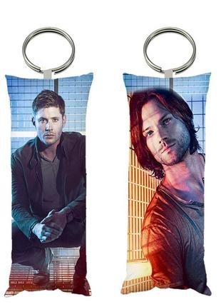Брелок міні-дакімакура надприродне supernatural двосторонній 4х10 см (br0130)