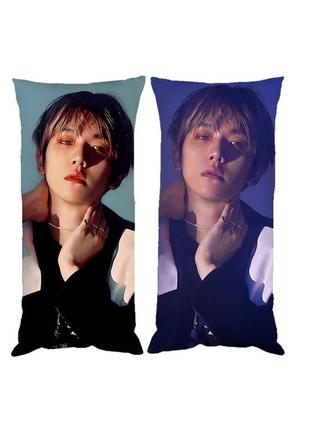 Подушка k-pop бэкхен exo двухсторонняя 30*50 см (pp0524)