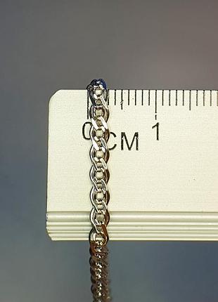 Срібна ланцюжок "нона" 60 4,13 г2 фото