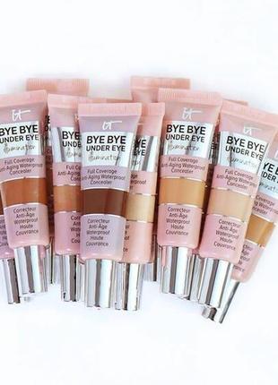 Коректор для очей it cosmetics bye bye undereye illumination light 10.5 (12 ml)2 фото