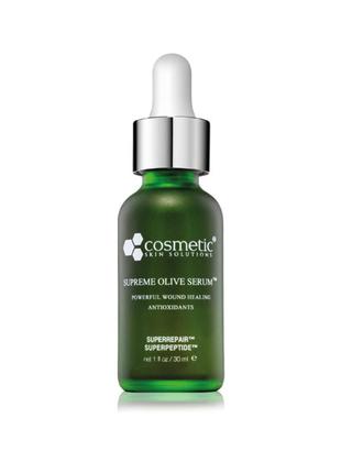 Cosmetic skin solutions - оливковая сыворотка для лица supreme olive serum 30 ml.1 фото