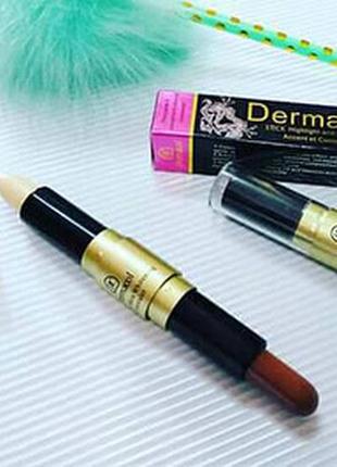 Dermacol concealler highlihter & stick консиллер дермакол