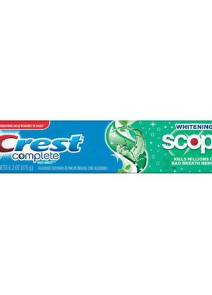 Crest + scope complete whitening, minty fresh обежуюча і сильно освіжна зубна паста (153g)1 фото