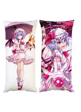 Подушка аниме ремилия скарлет touhou двухсторонняя 50 * 30 см (pp0405)