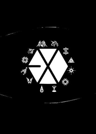 Маска защитная на лицо k-pop exo экзо 12х17 см (ms312)