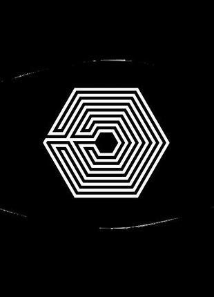 Маска защитная на лицо k-pop exo экзо 12х17 см (ms316)