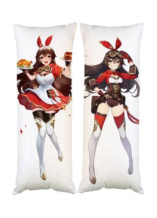 Дакімакура подушка ембер геншин удар двостороння 40х100 см (dk0134)