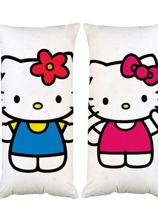 Подушка hello kitty двухсторонняя 30*50 см (pp0310)