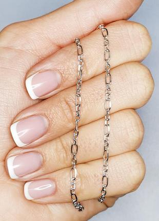 Срібна ланцюжка "якорна 3+1 " 50 4,53 г