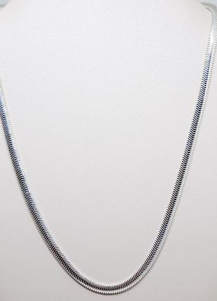 Серебряная цепочка "снейк плоская" 40 10,94 г
