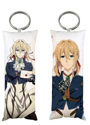 Брелок мини-дакимакура аниме вайолет эвергарден 4*10 см (br0237)