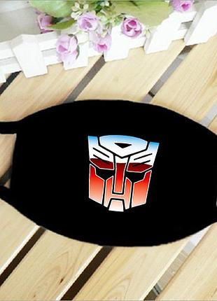 Маска защитная на лицо трансформеры transformers 12х17см (ms235)