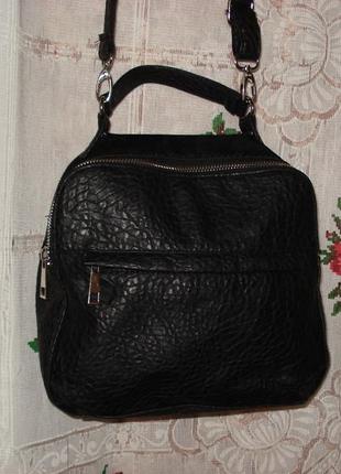 Супер сумка черного цвета "atmosphere".