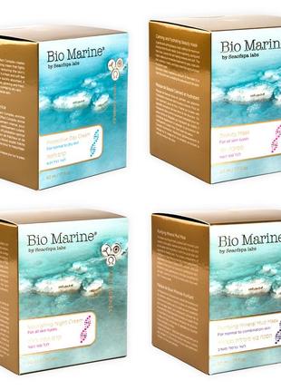 Комплект кремів bio marine для сухої та нормальної шкіри1 фото