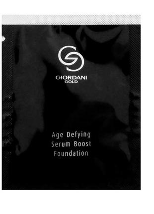 Антивозрастная тональная основа с пребиотической сывороткой giordani gold 42595 - бежевый (тёплый)