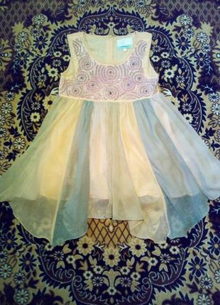 Святкове платтячко для модниці на 122-128см зростання