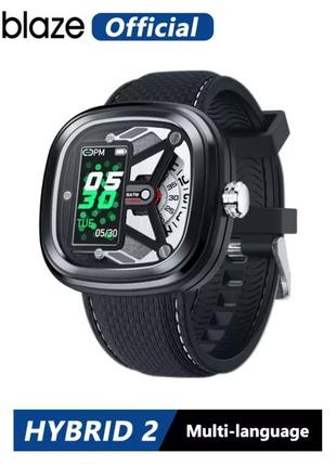 Мужские смарт-часы smart watch hybrid 2 / фитнес браслет трекер / розумний годинник1 фото