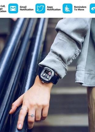 Мужские смарт-часы smart watch hybrid 2 / фитнес браслет трекер / розумний годинник7 фото