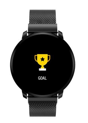 Cмарт-часы milanese strap smart watch cf68 черный