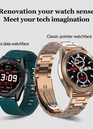 Cмарт-часы full touch screen sport smart watch hs99-dh зеленый4 фото