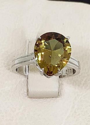 Кольцо серебряное с султанитом 17 4,02 г