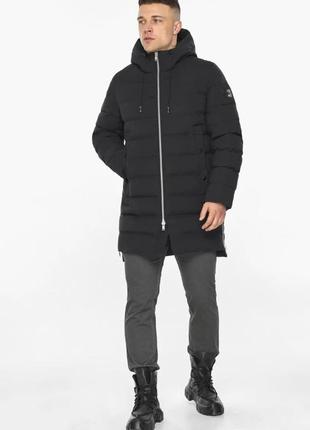 Универсальная мужская куртка для зимы чёрная модель braggart "aggressive" 49023