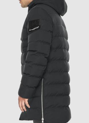Универсальная мужская куртка для зимы чёрная модель braggart "aggressive" 490236 фото