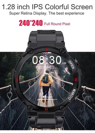 Мужские смарт-часы smart watch ww33-b / фитнес браслет трекер / розумний годинник5 фото