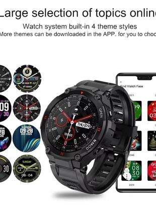 Мужские смарт-часы smart watch ww33-b / фитнес браслет трекер / розумний годинник3 фото